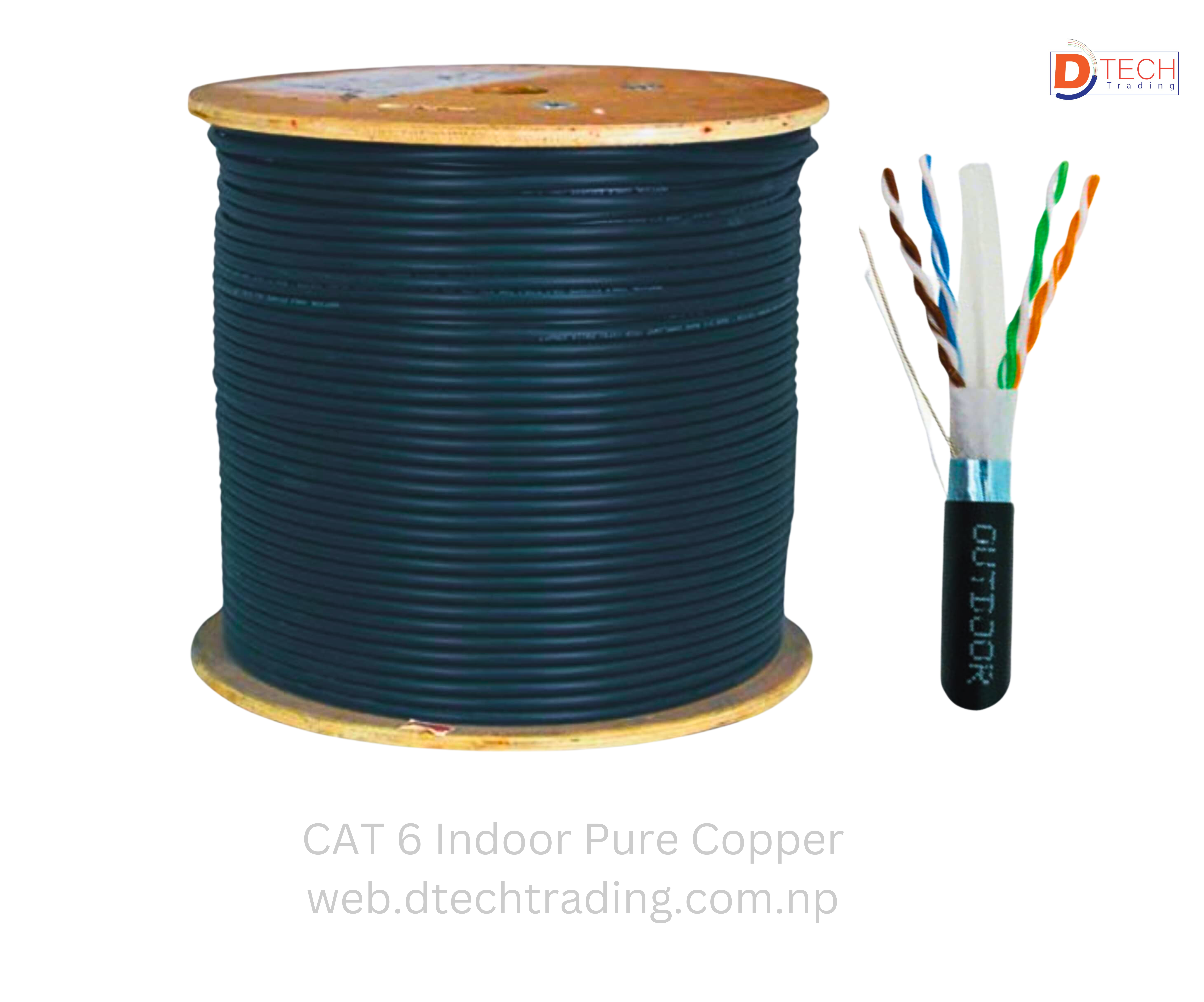 CAT6 Cable Pure Copper 305mtr (Outdoor) 276